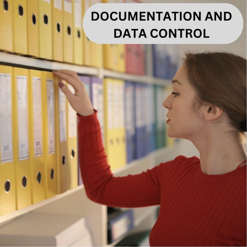 Document and data control in pharmaceutical industry