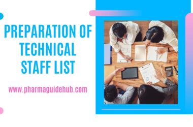 PREPARATION OF TECHNICAL STAFF LIST