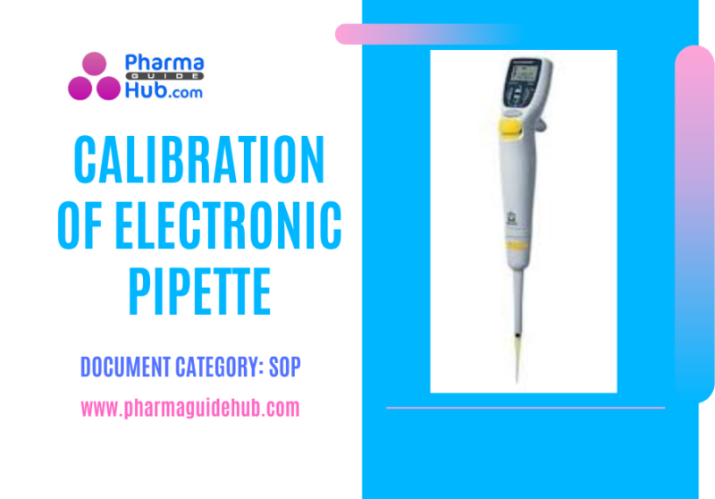 CALIBRATION OF ELECTRONIC PIPETTE