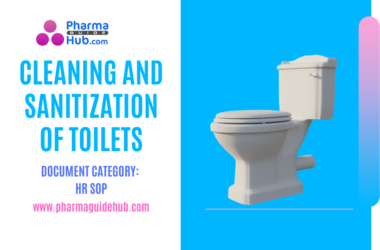 CLEANING AND SANITIZATION OF TOILETS