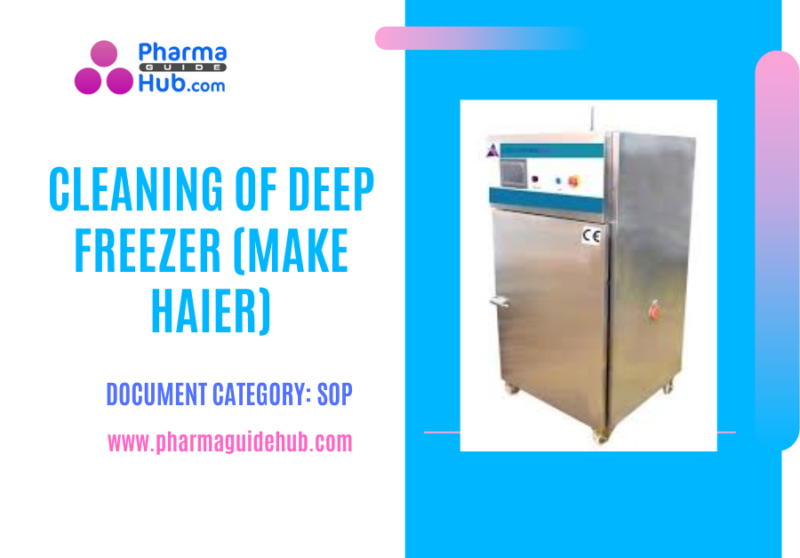 CLEANING OF DEEP FREEZER (MAKE HAIER)