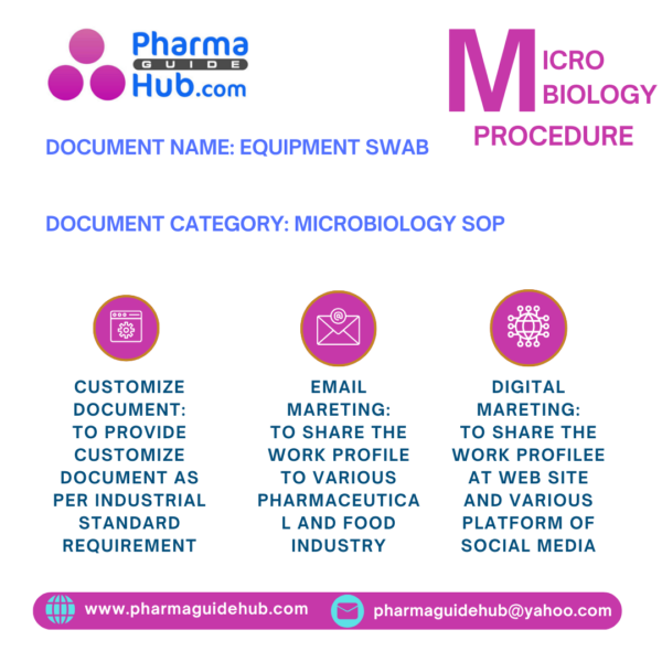 EQUIPMENT SWAB