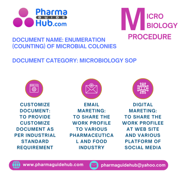 Enumeration of microbial colony