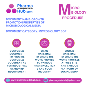 GROWTH PROMOTION PROPERTIES OF MICROBIOLOGICAL MEDIA