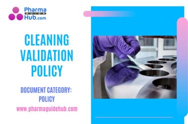 CLEANING VALIDATION POLICY