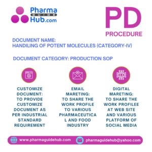 HANDILING OF POTENT MOLECULES (CATEGORY-IV)