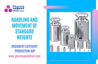 HANDLING AND MOVEMENT OF STANDARD WEIGHTS