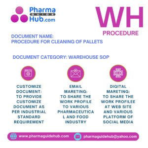 PROCEDURE FOR CLEANING OF PALLETS