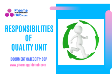 RESPONSIBILITIES OF QUALITY UNIT