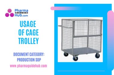 USAGE OF CAGE TROLLEY