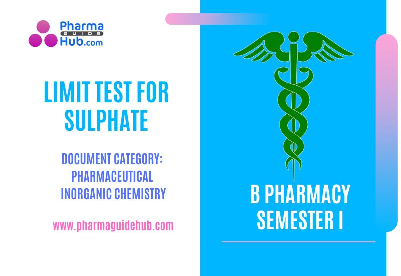 LIMIT TEST FOR SULPHATE