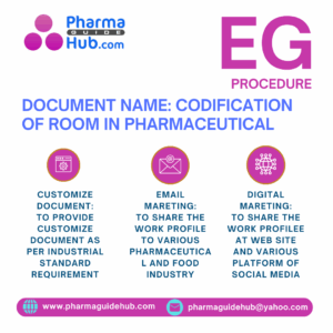 CODIFICATION OF ROOM IN PHARMACEUTICAL