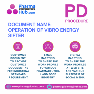 OPERATION OF VIBRO ENERGY SIFTER