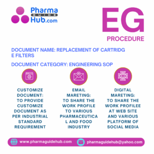 REPLACEMENT OF CARTRIDGE FILTERS