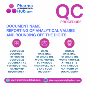REPORTING OF ANALYTICAL VALUES AND ROUNDING OFF THE DIGITS
