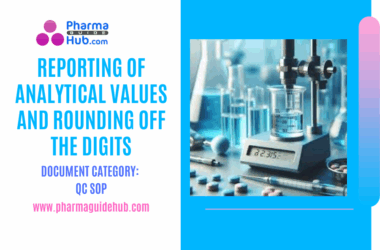 REPORTING OF ANALYTICAL VALUES AND ROUNDING OFF THE DIGITS