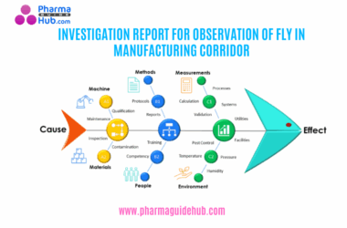 INVESTIGATION REPORT FOR OBSERVATION OF FLY IN MANUFACTURING CORRIDOR