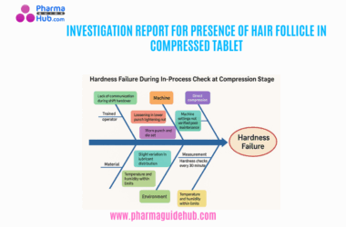 INVESTIGATION REPORT FOR PRESENCE OF HAIR FOLLICLE IN COMPRESSED TABLET