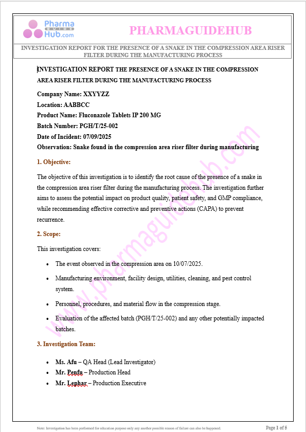 SNAKE IN COMPRESSION AREA