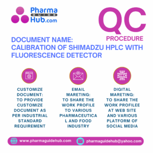 CALIBRATION OF SHIMADZU HPLC WITH FLUORESCENCE DETECTOR