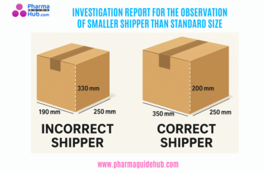 INVESTIGATION REPORT FOR THE OBSERVATION OF SMALLER SHIPPER THAN STANDARD SIZE