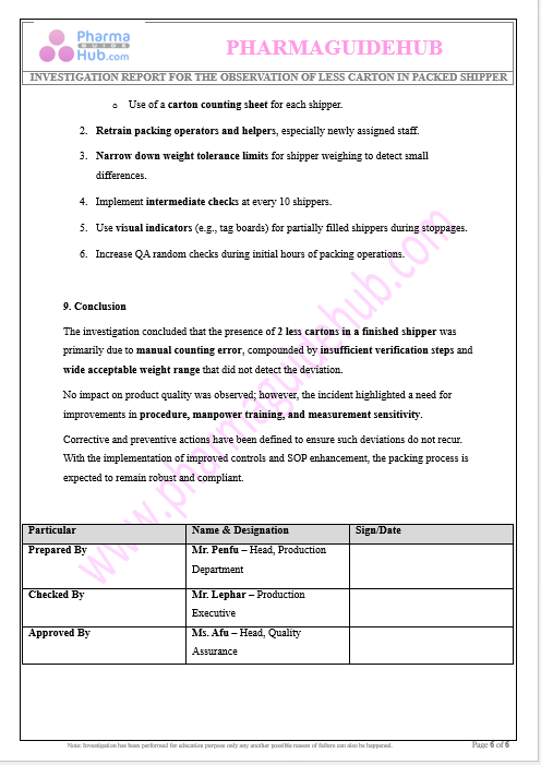 LESS CARTON IN PACKED SHIPPER