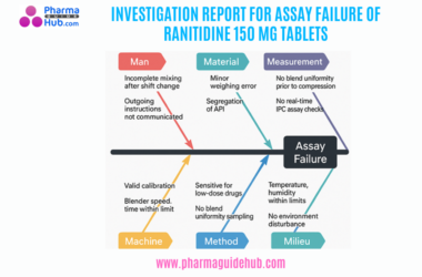 INVESTIGATION REPORT FOR ASSAY FAILURE OF RANITIDINE  150 MG TABLETS