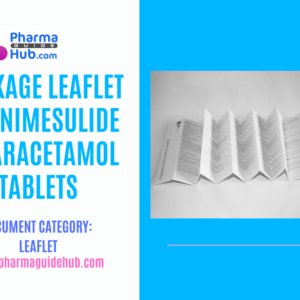 PACKAGE LEAFLET FOR NIMESULIDE & PARACETAMOL TABLETS