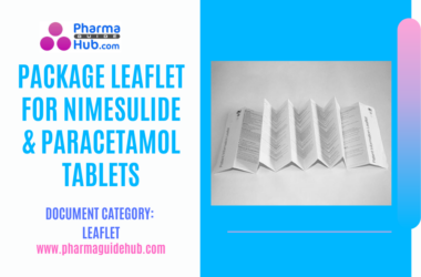 PACKAGE LEAFLET FOR NIMESULIDE & PARACETAMOL TABLETS