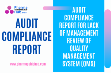 AUDIT COMPLIANCE REPORT FOR LACK OF MANAGEMENT REVIEW OF QUALITY MANAGEMENT SYSTEM (QMS)