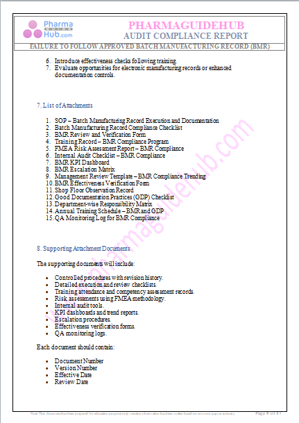 AUDIT COMPLIANCE REPORT