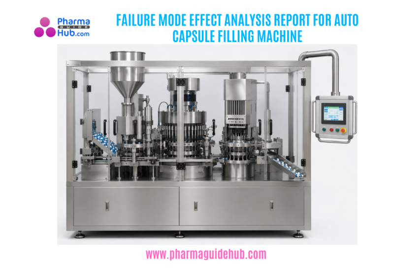 FAILURE MODE EFFECT ANALYSIS REPORT FOR AUTO CAPSULE FILLING MACHINE