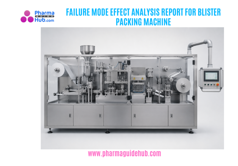 FAILURE MODE EFFECT ANALYSIS REPORT FOR BLISTER PACKING MACHINE