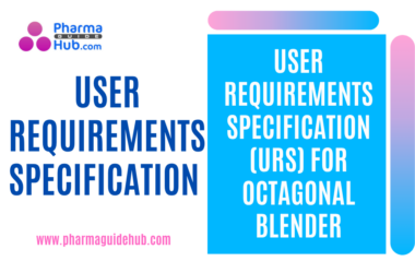 USER REQUIREMENTS SPECIFICATION (URS) FOR OCTAGONAL BLENDER