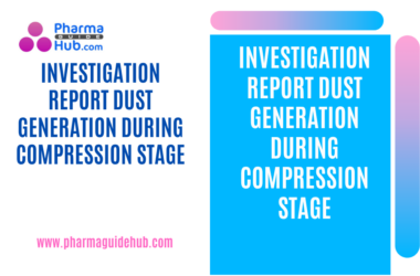 INVESTIGATION REPORT DUST GENERATION DURING COMPRESSION STAGE